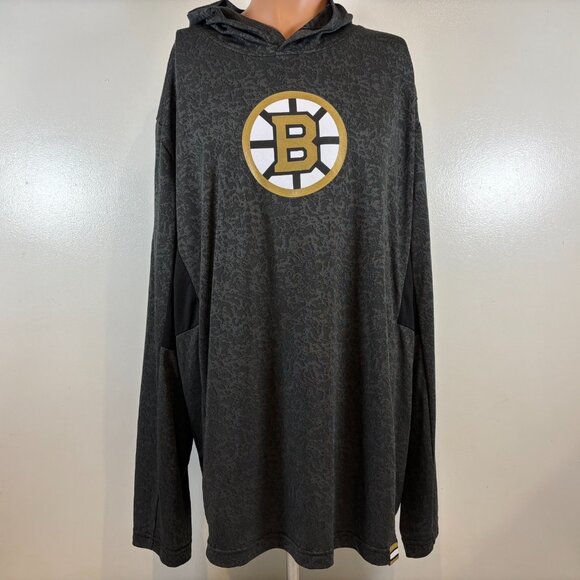 Fanatics Boston Bruins Hoodie Shirt Mens 3XL NHL Pro Line Lightweight Textured - Picture 2 of 8